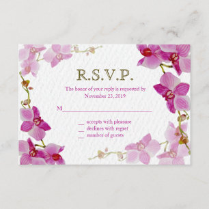 Orquídea paraíso, placas de resposta