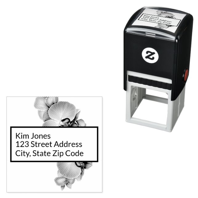 Orquídeas Devolvem o Carimbo de Borracha Autocolan (In Situ)