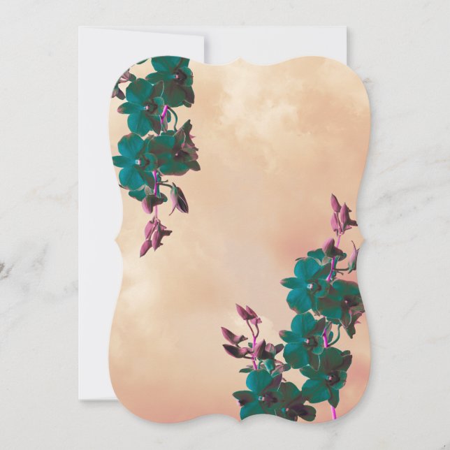 Orquídeas Eetéreas Convites (Frente)