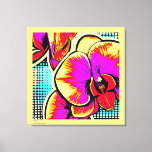 ORQUÍDEAS EM POP-ART - impressão em tela<br><div class="desc">Arte Digital de MARBA/2023 (Marcio Netto Baeta) com inteligência artificial,  impressão em tela 75 x 75 cm. Orquídeas em POP-ART.</div>