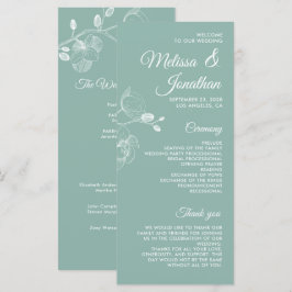 Orquídeas românticas elegante programa de casament