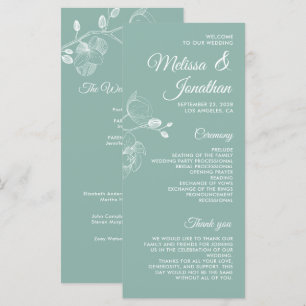 Orquídeas românticas elegante programa de casament