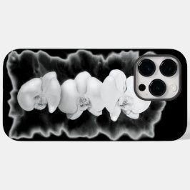 Orquídeas tropicais brancas, pretas e elegantes fl