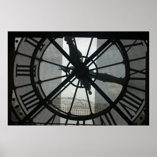 Orsay Clock Paris Poster (Frente)