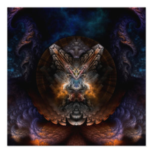 Orthricon Fractal Art Foto Alargamento