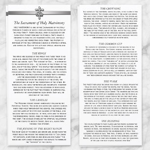 Ortodoxo Casamento Descrição 4 x 9 cartões