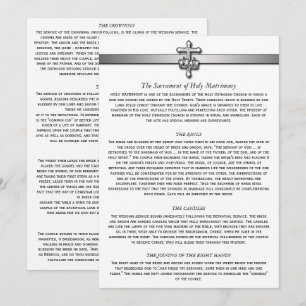 Ortodoxo Casamento Descrição 5 x 7 cartões