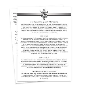 Ortodoxo Casamento Descrição 5 x 7 cartões