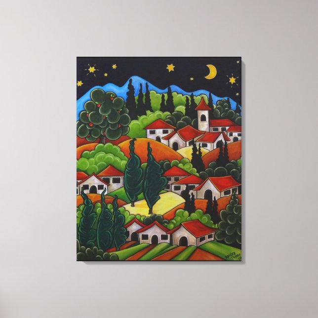 Orvieto Itália Painting - Canvas Print (Frente)