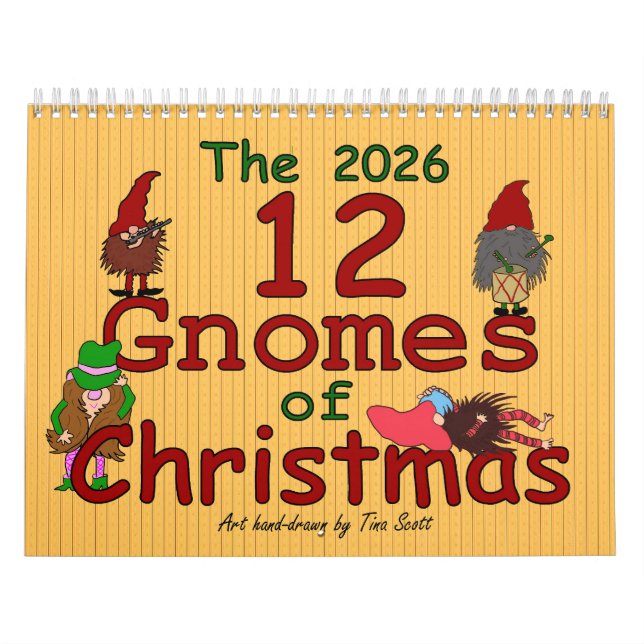 Os 12 Gnomos do Calendário do Natal de 2026 (Capa)