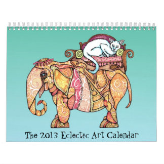 Os 2013 calendários eclécticos da arte