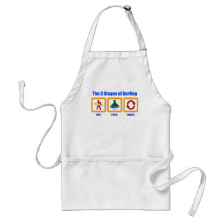 Os 3 palcos do avental surfando