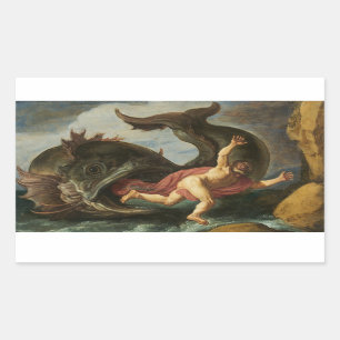 Os adesivos de arte "Jonah and the Whale"