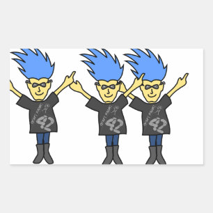 Os adesivos engraçados não entram em pânico