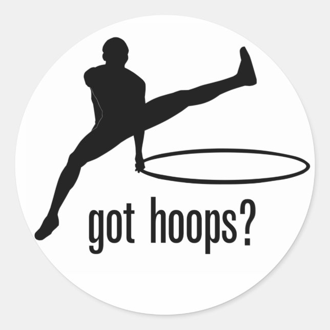 Os adesivos Hooping Life (Frente)