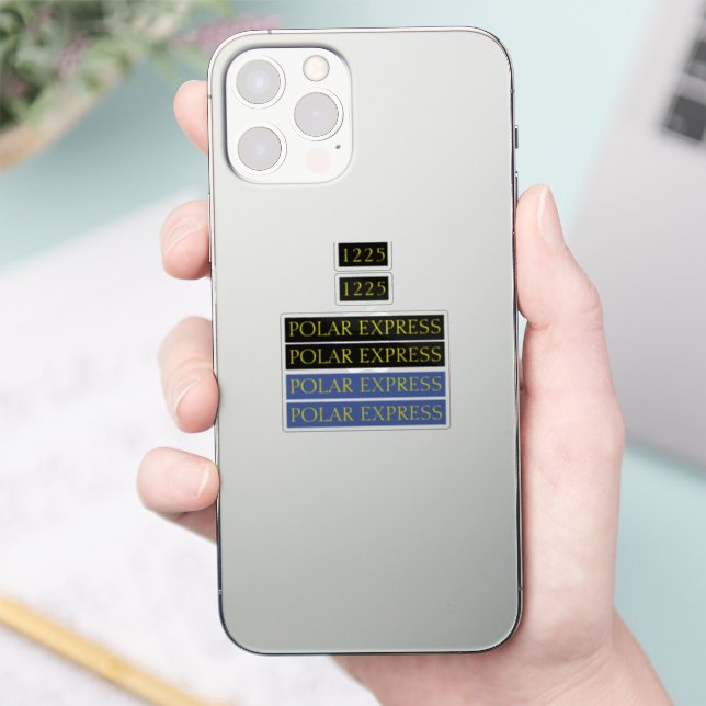 Os adesivos Polar Express Tomy/Track Master (Telefone)