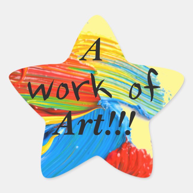 Os adesivos "Prêmio vencedor" do professor de arte (Frente)