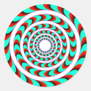 Os adesivos redondos clássicos Criam autocolantes