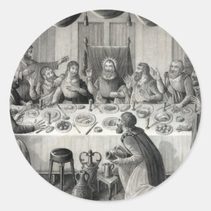Os adesivos "Última Ceia"