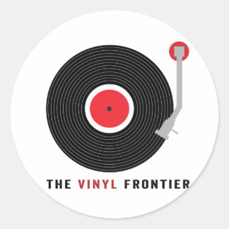 Os adesivos "Vinyl Frontier"