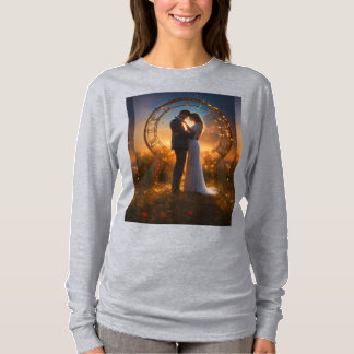 Os amantes da design de camiseta feminina