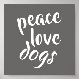 os amantes dos cachorros citam cinza poster e mode