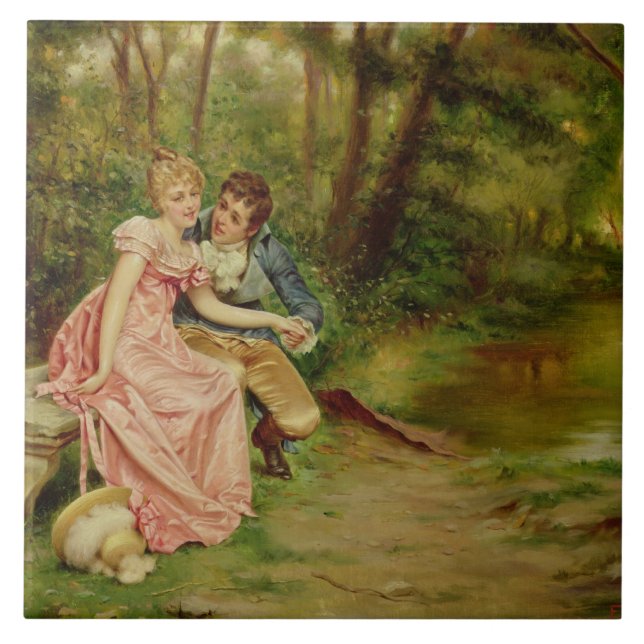 Os amantes (óleo em canvas) (Frente)