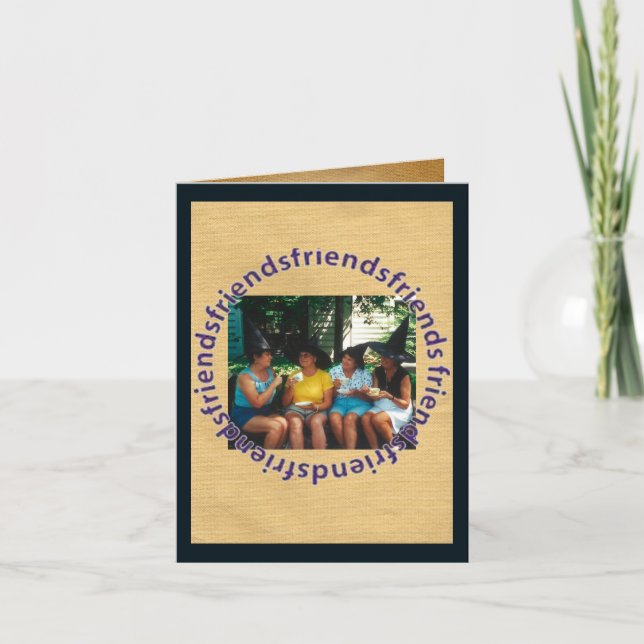 Os Amigos Testemunhas estão no Cartão de Halloween (Frente)