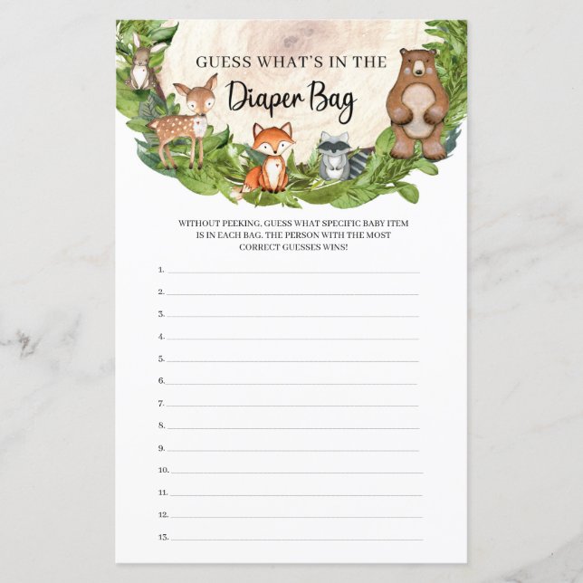 Os animais de madeira matam o que está no saco de  (Frente)