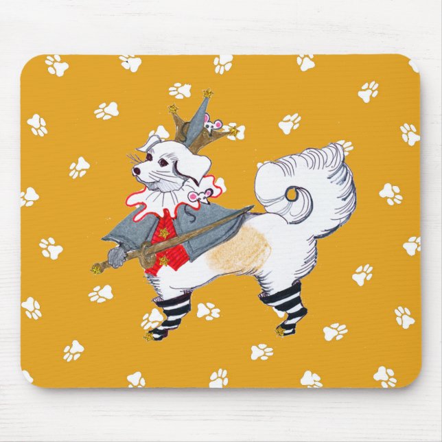 Os anjos "Gia de Gulliver a rainha" Mousepad do (Frente)