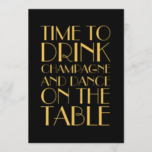 Os anos 20 rujir que Wedding o convite