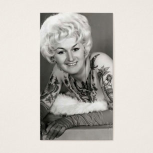 os anos 60 Tattooed a senhora