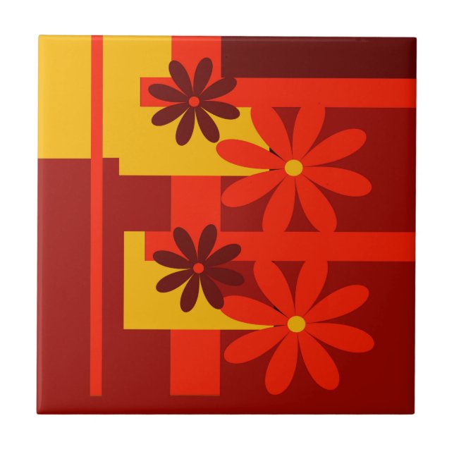 Os anos 70 alaranjados retros (Frente)