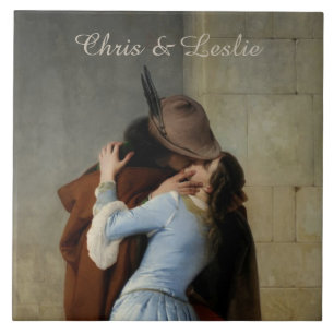 Os azulejos de cerâmica personalizados Beijo/Il Ba