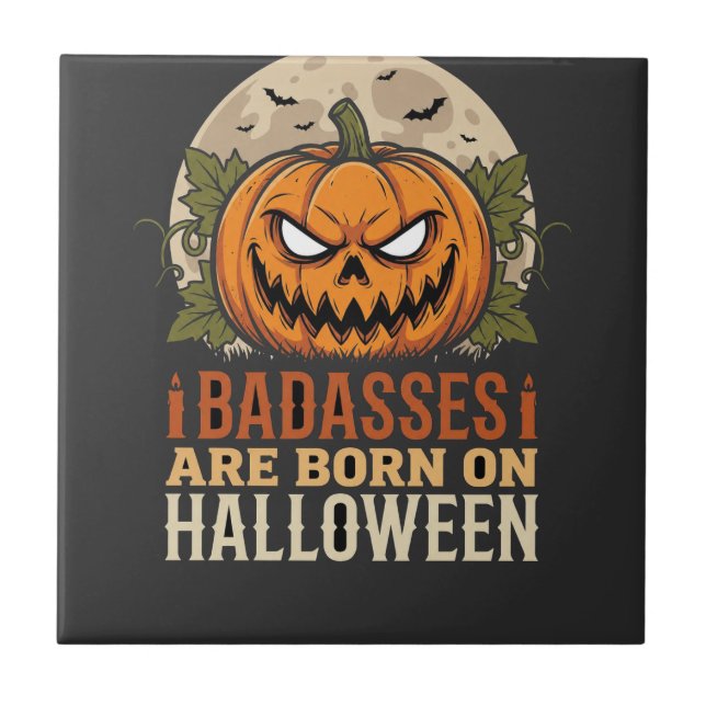 Os Badasses Nascem no Abóbora de Halloween (Frente)