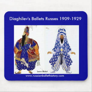 Os balés Russes Mousepad de Diaghilev