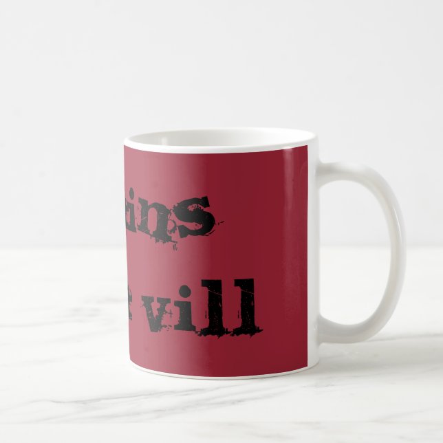 Os bandidos obtiveram à caneca de café de Vill (Direita)
