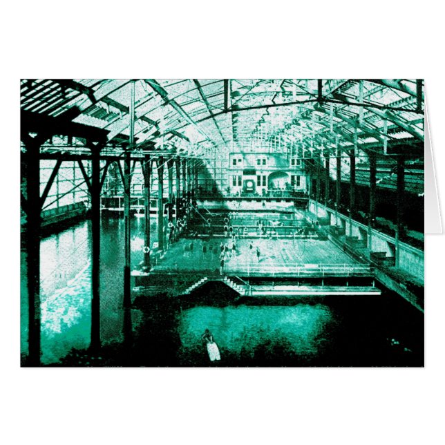 Os banhos - cartão (Frente Horizontal)