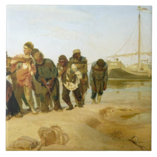 Os barqueiro no Volga, 1870-73