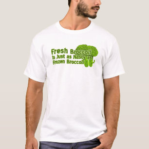 Os brócolos frescos são camisas desagradáveis d