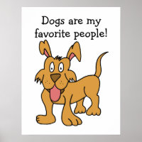 Os Cães São A Minha Poster Pessoas Favorita