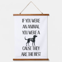 Os cães são os melhores.