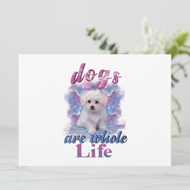 Os Cães São Toda A Vida (Em pé/Frente)