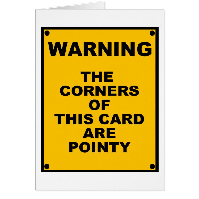 Os cantos deste cartão são paródia Pointy do ~ (Frente)