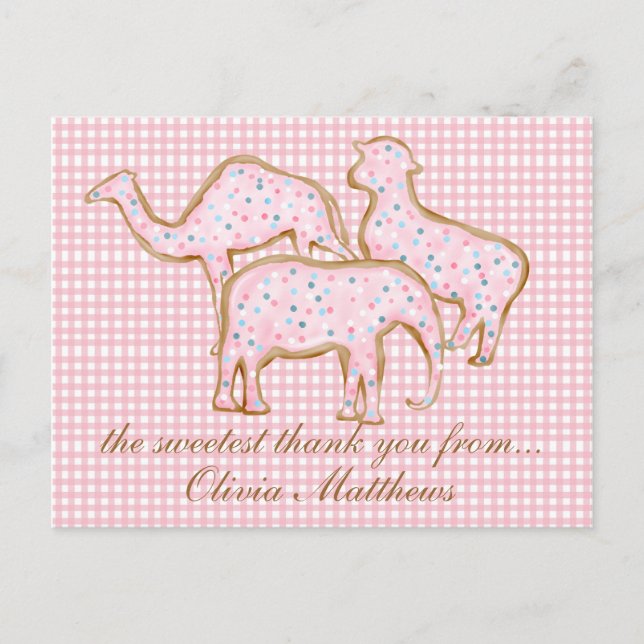 Os Cartões De Posto De Circo Mais Doces (Frente)