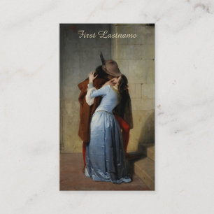 Os cartões de visitas do costume do beijo/IL Bacio