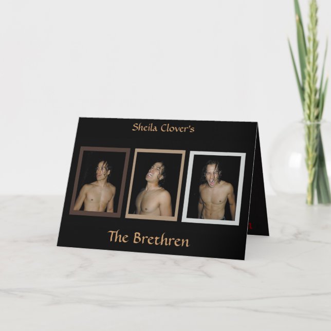 Os cartões dos irmãos (Frente)