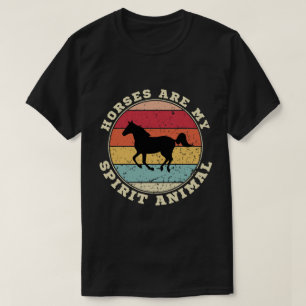 Os Cavalos São O Meu Espírito De Camisa Animal
