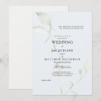 Os céus são convite para casamento azul