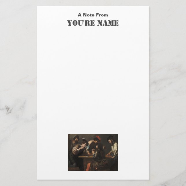 Os Cheats, Soldados Mercenários Jogando Cartões (Frente)